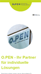 Mobile Screenshot of o-pen.de